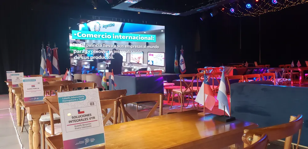 Presentación de producto en el salón