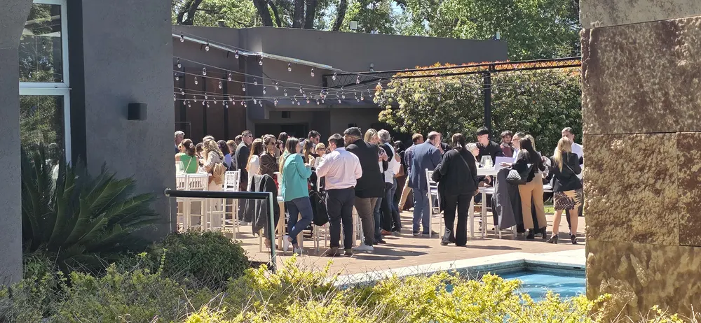 Capacitación de empresa en el salón